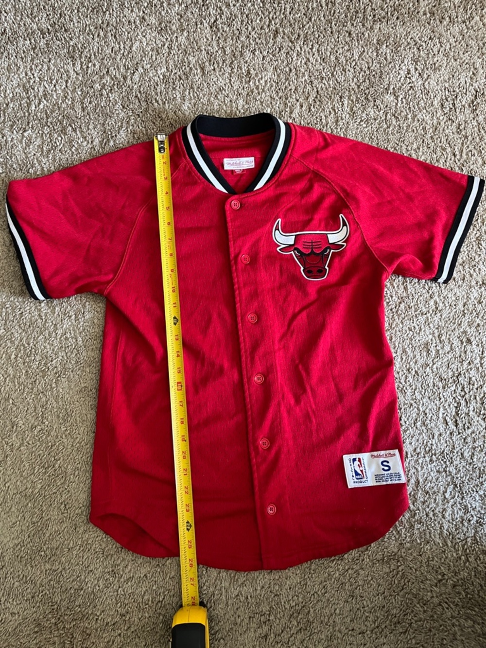 Mitchell & Ness Chicago Bulls Button-Up Jersey